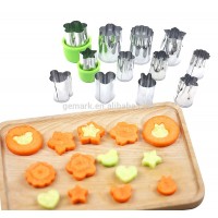 fruit and vegetable tool Mini Cookie Cutter Stainless Steel Cake Cutters For Kids