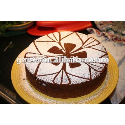 Kitchen items cake decoration heart shape stencil