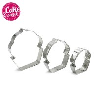 Custom logo imprinted cookie cutters cookie baking tools